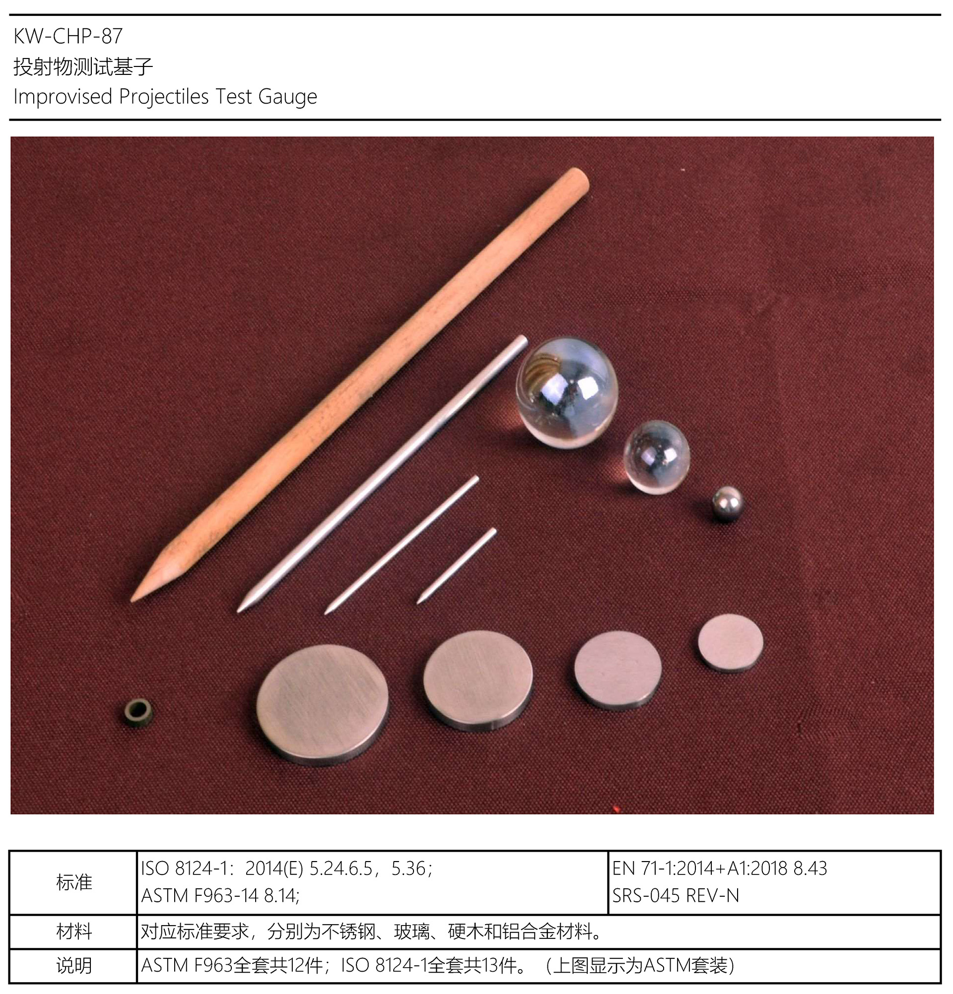 投射物測試基子